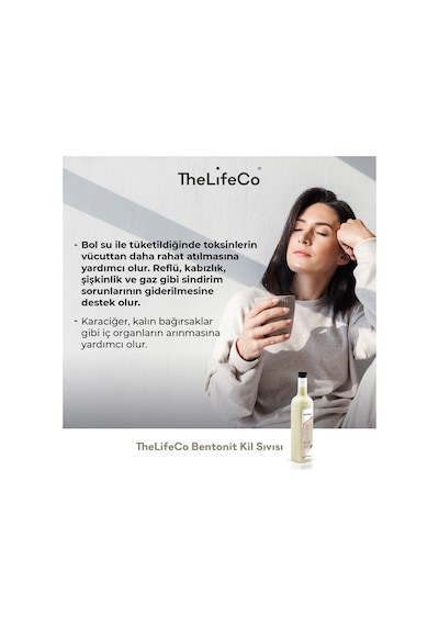 Thelifeco Bentonit Kili Sıvı Takviye Edici Gıda 500 ML