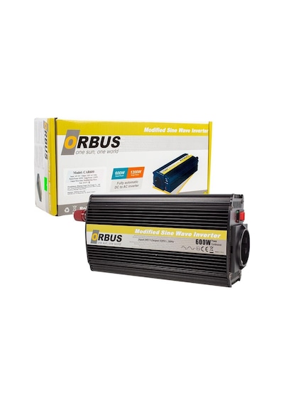 Ayt Orbus 600w 24v Modified Sinus İnvertör 220 Volt Çevirici Çakmaklıklı İnverter