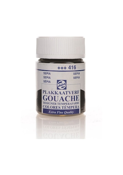 Talens Guaj Boya 16 ML 416 Siyah Çok Renkli