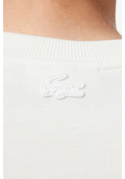 Lacoste Men's Loose Fit Tshirt Pamuklu Geniş Kalıp Reflektörlü Bisiklet Yaka Baskılı Erkek Tişört Krem Lacoste Men's Loose Fit Tshirt Pamuklu Geniş Kalıp Reflektörlü Bisiklet Yaka Baskılı Erkek Tişört Krem