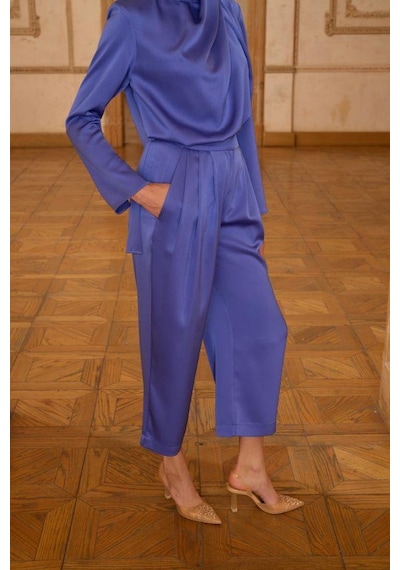 Senna Crıstalle Pants Saks Saks