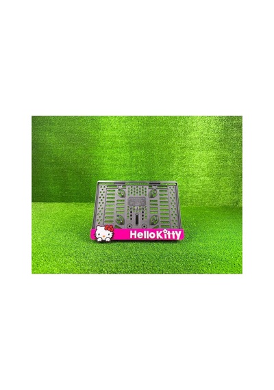 Hello Kitty Pembe 3d Kabrtmalı Pleksi Motor Plakalığı - 778095835
