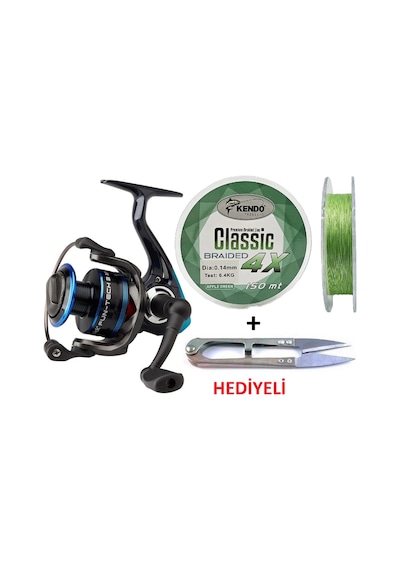 Dam Quick Fun-tech 3 Mk1 4000 Fd 2+1bb İp Misina Sarılı Olta Makinesi