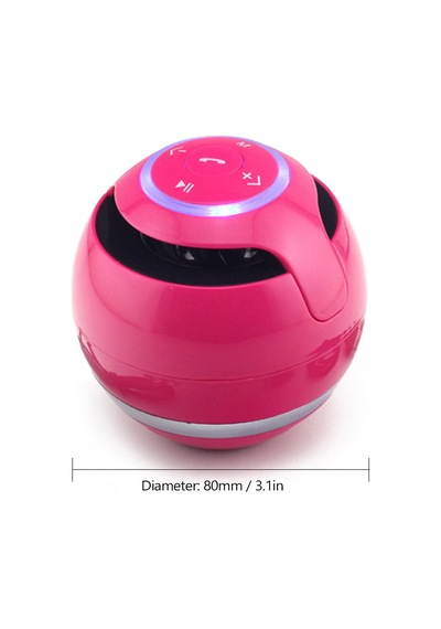 Yaozixa Mavi Taşınabilir Bluetooth Hoparlör, 7 Renkli Led Işıklı, Fm Radyo, Usb/aux Destekli, Mikrofonlu Dış Mekan Ses Sistemi