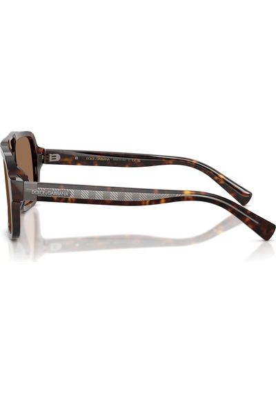 Dolce Gabbana Dg4544 50273 56 Erkek Güneş Gözlüğü Kahverengi