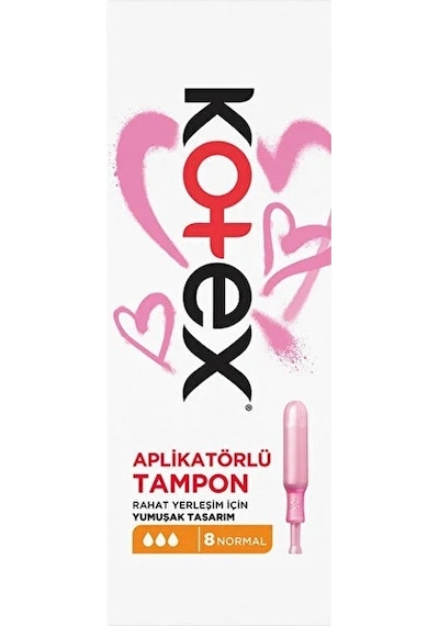 Kotex Aplikatörlü Tampon Normal 48 Li Set 6pk 8