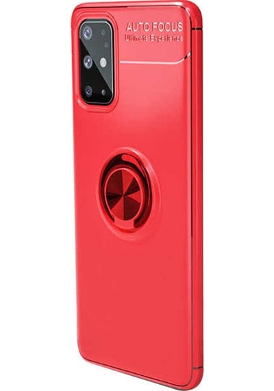 Samsung Galaxy Uyumlu S20 Plus Kılıf Yüzüklü Magnetli Ravel Case