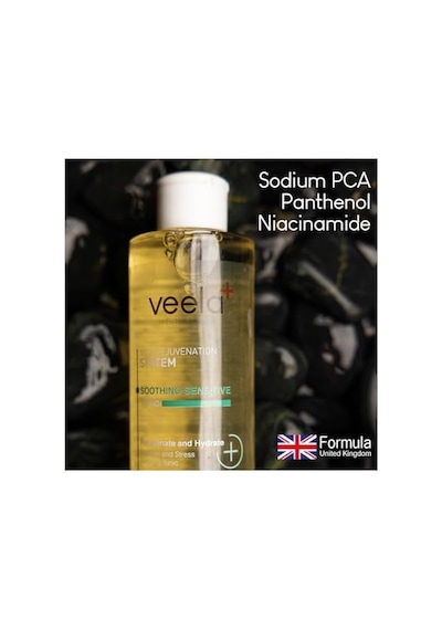 Veela Cilt Yenileyici Ve Arındırıcı Tonik Soothing Sensitive Tonic, Bitkisel Meyve Asitli, Nemlendirici Ve Yatıştırıcı Bakım