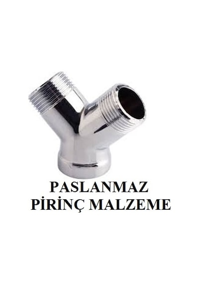 Çamaşır ve Bulaşık Musluk Çatalı-3/4- Tek Girişi Çift Giriş Yapma