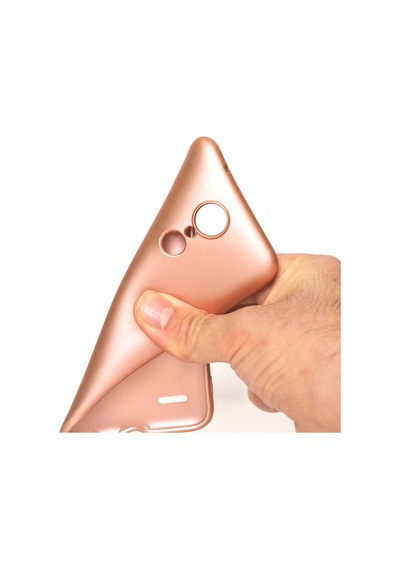 LG Uyumlu K8 2017 Kılıf Zore Premier Silikon Kapak Rose Gold