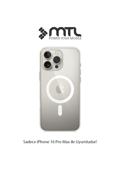 İphone 16 Pro Max Uyumlu Animasyonlu Şeffaf Magsafe Şarj Destekli Sararmayan Sert  Kılıf