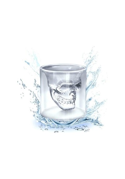 Çiftcıdarlı Kurukafa Viski Bardak 150 Ml Renksiz