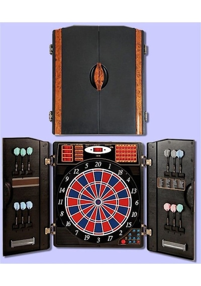 Profesyonel Elektronik Dart Tahtası Kabinli Karella Dart Cb-90