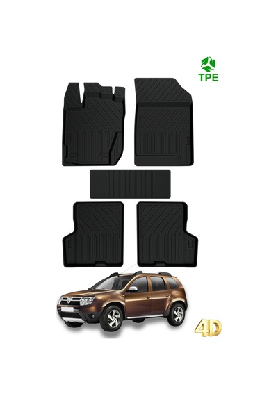 Hitaks Dacia Duster Paspas 2010 2017 Arası Uyumlu 4d Havuzlu Paspas