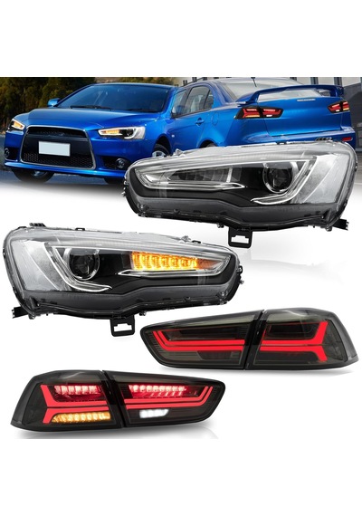 Mitsubişhi Lancer 2008-2017 Audi Dizayn Ön Far-ledli Arka Stop