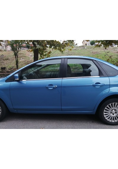 Ford Focus 2 Krom Cam Çıtası 2006-2011 4 Parça Cam Çıta