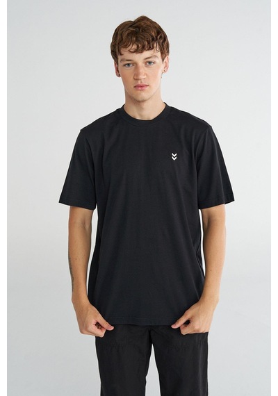 Hummel T-pulse Regular S/s 912263-2001 Siyah Erkek T-shirts Siyah