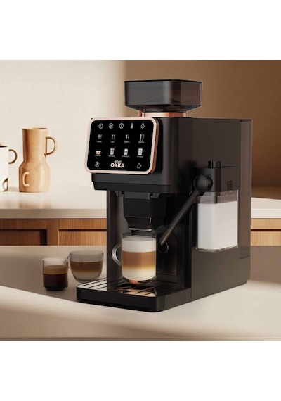 Arzum OK0042 Okka Barista Pro 1400 W Duo Heat Teknolojisi Otomatik Espresso Makinesi