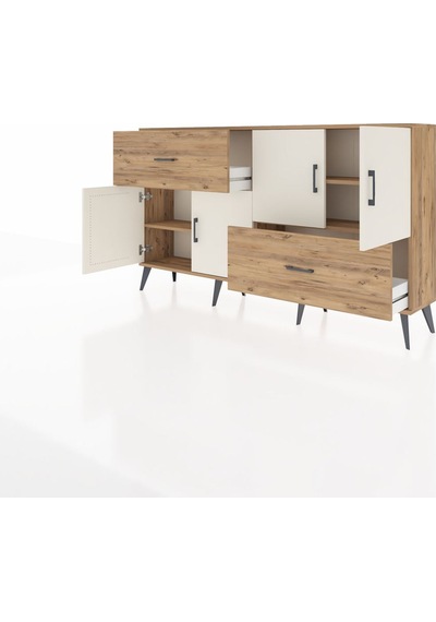 Arges Konsol 3 Raflı 2 Çekmeceli 4 Kapaklı 176x30x99 Çam-aytaşı/ç Çam-aytaşı/çam Arges Konsol 3 Raflı 2 Çekmeceli 4 Kapaklı 176x30x99 Çam-aytaşı/ç Çam-aytaşı/çam