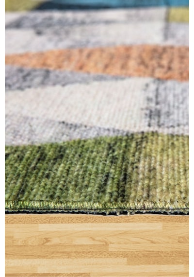 Kilimista Efes 2302 Kolay Temizlenen Dekoratif Yıkanılabilir Balkon Salon Halısı Mutfak Halısı Kilim Yolluk Çok Renkli