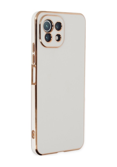 Mi 11 Lite Kılıf Volet Silikon - Beyaz Bz8683140453848