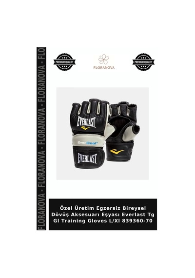 Özel Üretim Egzersiz Bireysel Dövüş Aksesuarı Eşyası Everlast Tg Gl Training Gloves L/xl 839360-70 Belirtilmemiş