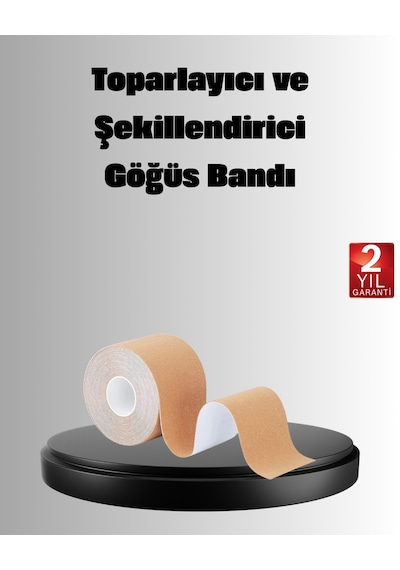 Zero Land Askısız - 302 - Görünmez Göğüs Bandı Dekolteli Kıyafetler İçin - Dpmıx-hb - Destekleyici Bant Çok Renkli