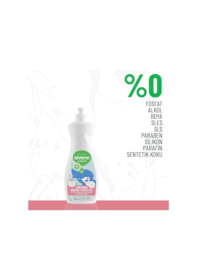 Siveno Baby Doğal Emzik Ve Biberon Temizleyici 500 Ml Çok Renkli