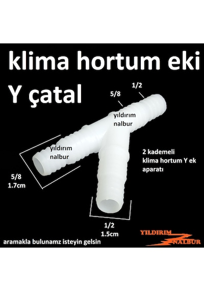 Klima Hortumu Tahliye Eki 3 Yol Çatal Ye Plastik Hortum Ekleme Ap