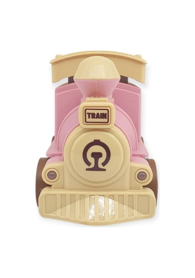 Oyuncak Tren Işıklı Sesli Bas Gitsin 14cm - Pembe - 8068a