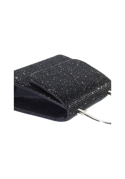 Keeba Siyah Taşlı Abiye Çanta Siyah Kadın Abiye Çanta Siyah Abiye Çanta Davet Gece Clutch Çanta