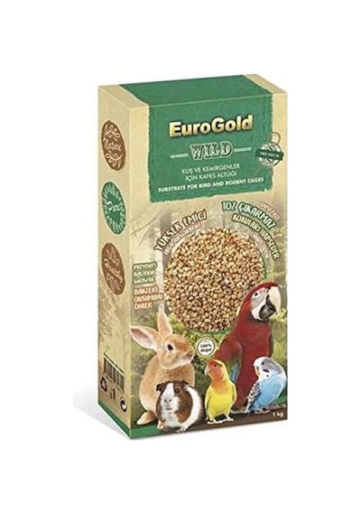 4513061 Kemirgen Ve Kuşlar İçin Mısır Koçanı Taban Altlığı, 1 Kg