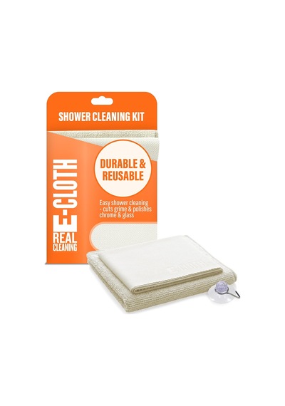 Shower Cleaning Pack Duş Temizleme Seti, Mikrofiber, Fildişi, Eco Ambalaj Belirtilmemiş