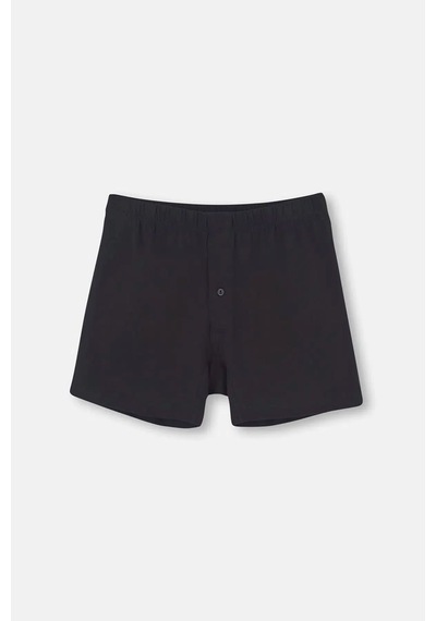 Eros Erkek Pamuklu 2'li Boxer Siyah
