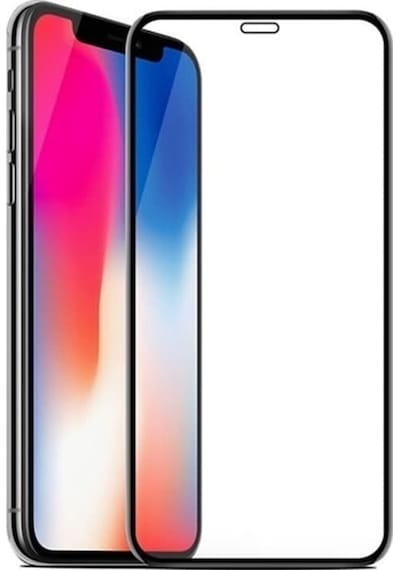 Apple Uyumlu   iPhone X Tam Kaplayan Kırılmaz Temperli Ekran Koruyucu Cam