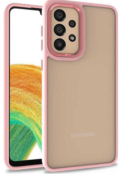 Galaxy Uyumlu A52 Kılıf Zore Flora Kapak Rose Gold