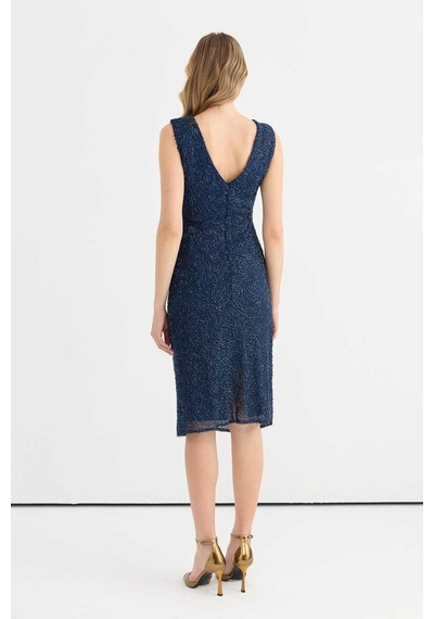 Selen Kadın Elbise 25ysl7650 Lacivert