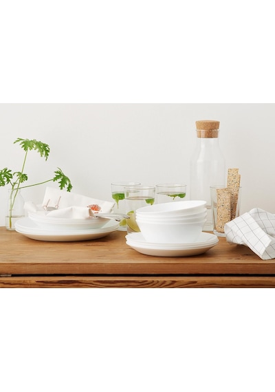 Lexroo Oftast Tatlı Tabağı Beyaz 19 Cm