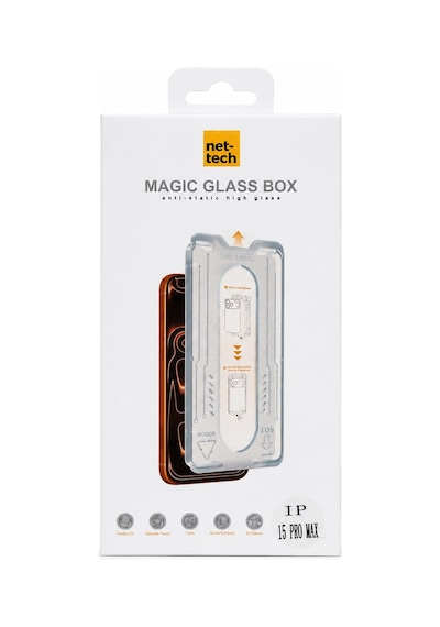 Nettech Samsung Galaxy S25 Fe Uyumlu Magic 5d Glas Full Cam Koruyucu - Siyah