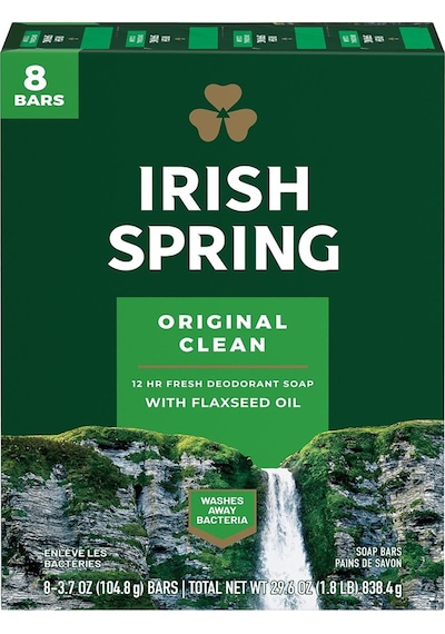 Irish Spring Original Katı Sabun 8 x 105 G