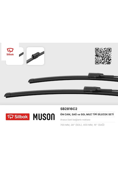 Silecek Süpürgesi 600 400 Caddy Sb 09/20 Ford Tourneo Connect 02-22 Sılbak Unıversal