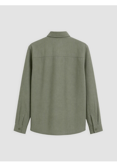 Lcw Eco Haki Regular Fit Erkek Gömlek Ceket