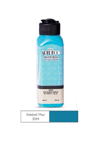 Artdeco Akrilik Boya 140 Ml Kelebek Mavi 4 Adet Diğer