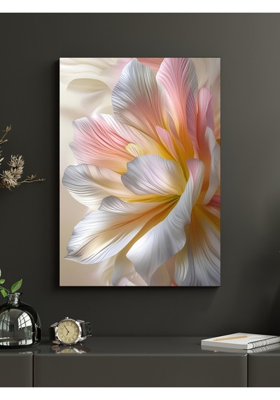 Çiçek Konsepti Canvas Tablo Ev Ofis Mutfak Dekorasyonu Kanvas Duvar Tablo
