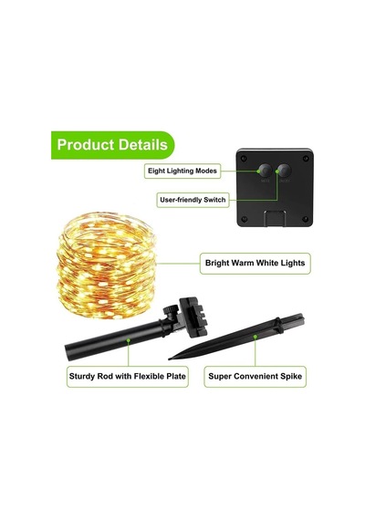Ack Solar Güneş Enerjili Gün Işığı,100 Led, 10 Metre, 8 Modlu, Peri Led Bahçe, Veranda, Avlu, Balkon, Havuz Kenarı, Düğün, Parti, Peyzaj Aydınlatma Su Geçirmez Lamba . Ack Solar Güneş Enerjili Gün Işığı,100 Led, 10 Metre, 8 Modlu, Peri Led Bahçe, Veranda, Avlu, Balkon, Havuz Kenarı, Düğün, Parti, Peyzaj Aydınlatma Su Geçirmez Lamba .