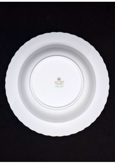 Moss Rose Bone China İngiliz Porselen Yemek Tabağı 20 Cm Pembe