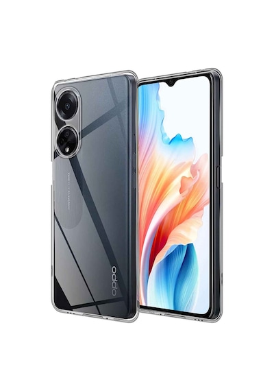 Oppo A38 Uyumlu Kılıf Lüx Şeffaf Silikon