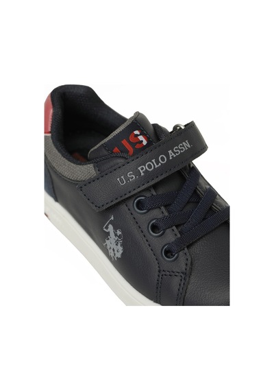 Uspoloassn U.s. Polo Assn. Gus Jr 6fx Lacivert Erkek Çocuk Sneaker Lacivert-kırmızı