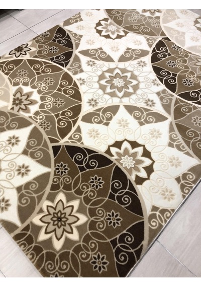 Flora Halı Lavin 0018 A 165X230 Krem Kahve 4 M2 Halı !