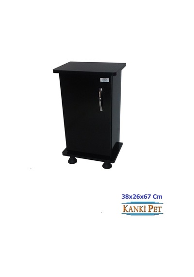 Kanki Pet 38 CM Akvaryum Mdf Sehpası Siyah 38 x 26 x 67 CM
